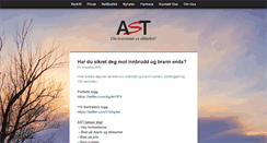 Desktop Screenshot of agdersikkerhet.no
