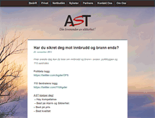 Tablet Screenshot of agdersikkerhet.no